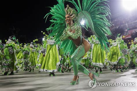 화려한 장식과 정열브라질 삼바 카니발 3년만에 정상 개막 연합뉴스