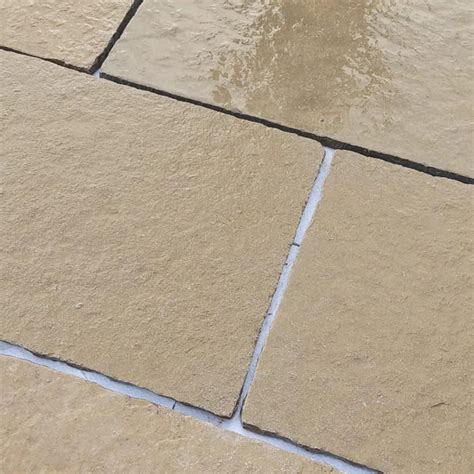 Tandur Yellow Limestone Paving Tumbled Antique Slabs 900x600 | Stone ...