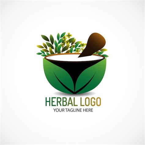 Premium Vector Herbal Logo Template Design