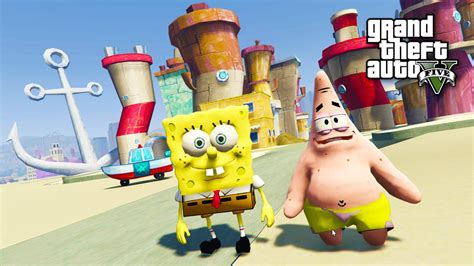 Spongebob Patrick Bikini Bottom Gta Mods Youtube