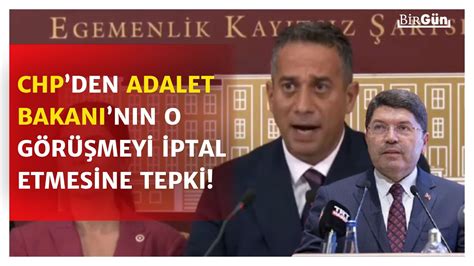 CHP den dikkat çeken Barış Pehlivan hamlesi Adalet Bakanı görüşmemize