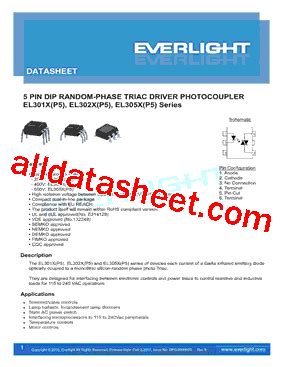 El Datasheet Pdf Everlight Electronics Co Ltd