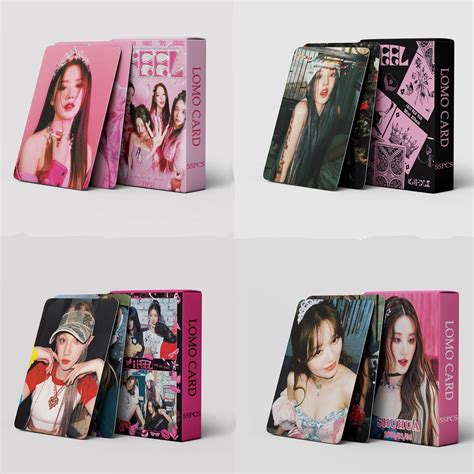 55pcsbox Gi Dle Album I Feel Photocards Shuhua Yuqi Minnie Soyeon Miyeon Cards Gidle Kpop