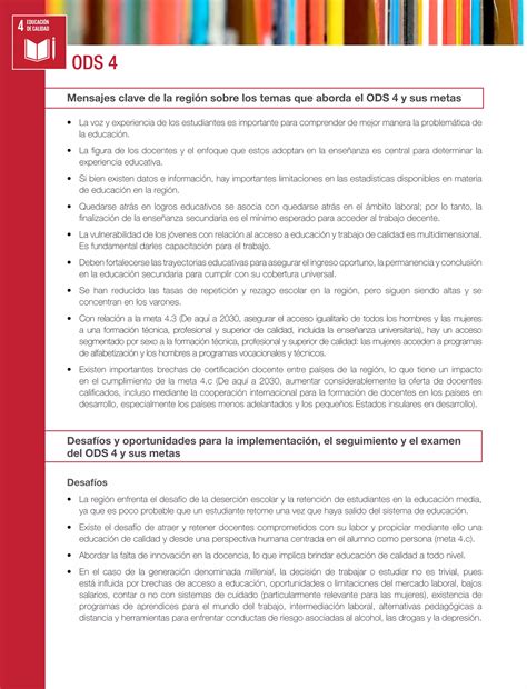 Ods Educaci N De Calidad Pdf