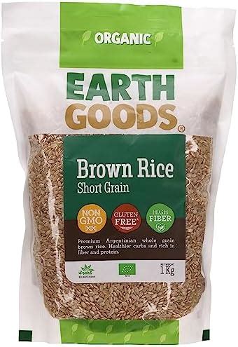 Earth Goods Organic Short Grain Brown Rice Gf 1000G Price In UAE