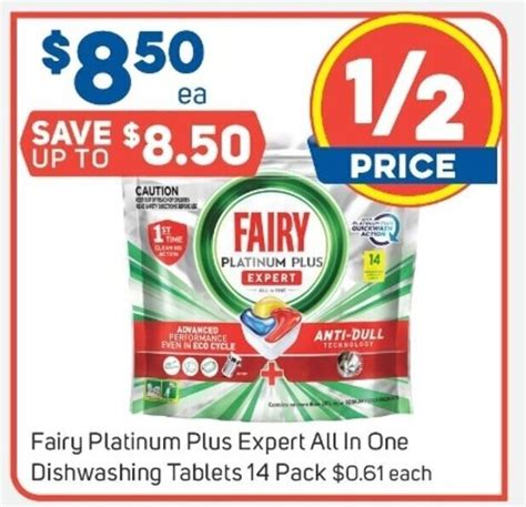 Fairy Platinum Plus Expert All In One Dishwashing Tablets Offer At Foodland