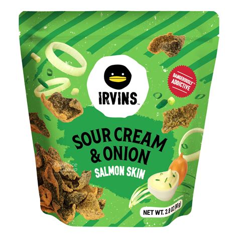 Irvins Salmon Skin Sour Cream Onion NTUC FairPrice