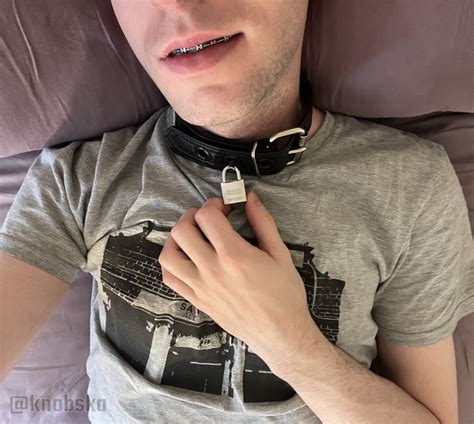 Knobska On Twitter I Was Told To Sleep With My Collar Locked Around