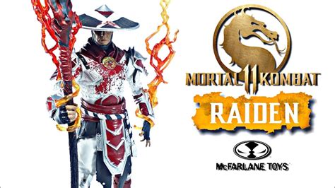 McFarlane Lord Raiden White Hot Fury Bloody Variant Mortal Kombat 11