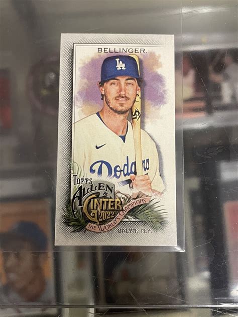 Cody Bellinger Topps Allen Ginter Mini A G Back Variation Sp