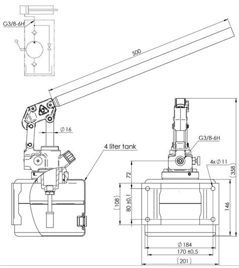 Hydraulik Handpumpe HM HPCD S 16 HP4 Online Kaufen