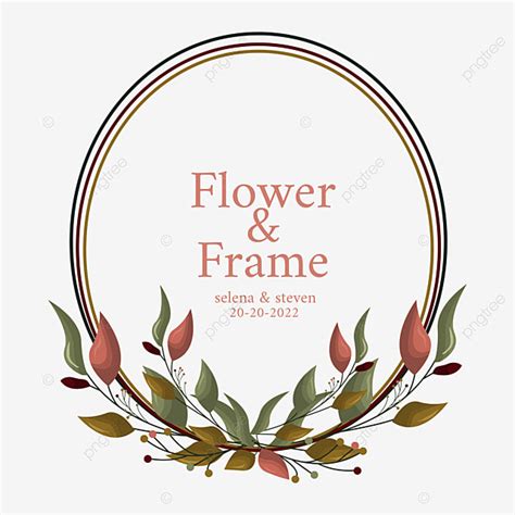 Floral Frame Rectangle Vector Hd PNG Images Rectangle Floral Frame