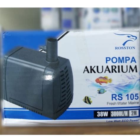 Jual POMPA AIR AKUARIUM ROSSTON RS 105 MESIN POMP AIR CELUP WATER PUMP