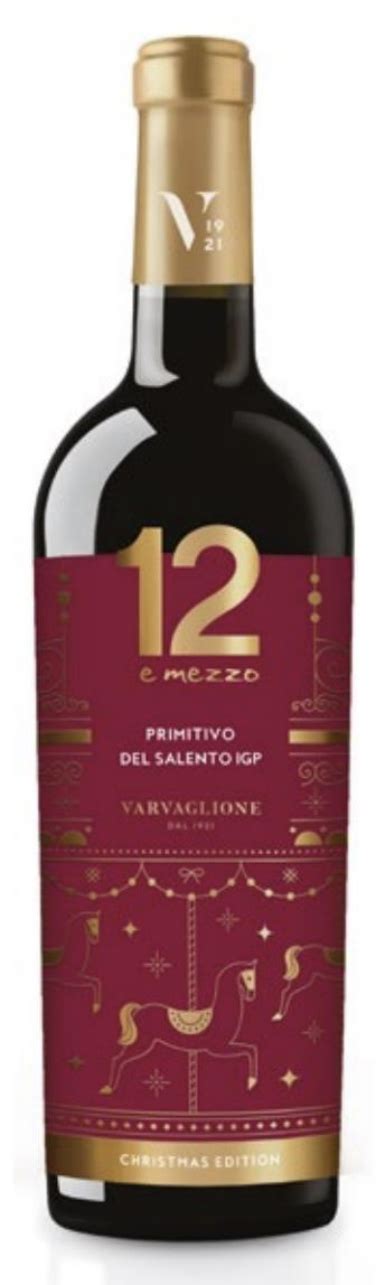 Varvaglione Wine E Mezzo Primitivo Del Salento L Christmas