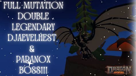 Full Mutation Double Legendary Djaevelhest PARANOX BOSS Dragon