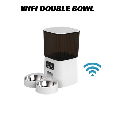 WIFI APP CAMERA 5L Smart Pet Feeder Wifi App Control CCTV Automatic