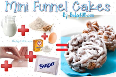 Mini Carnival Funnel Cakes | Carnival Foods | Fair Foods