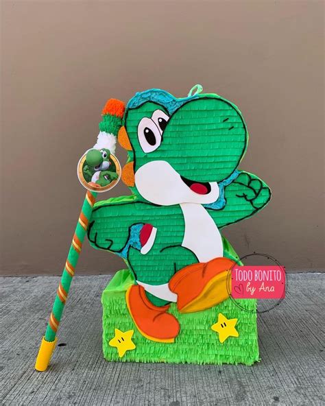 Yoshi Piñata Piñata Yoshi Como Hacer Piñatas Infantiles