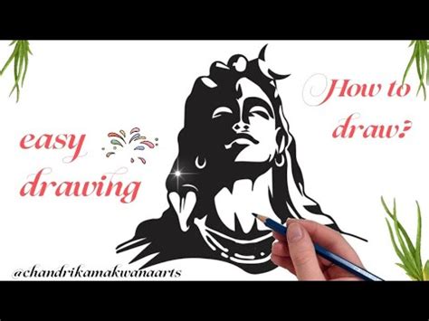 How To Draw Lord Shiva Drawing Adiyogi Sketch Mahashivratri Special