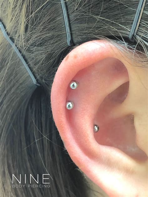 Nine Body Piercing Blog Helix X With Anatometal Balls