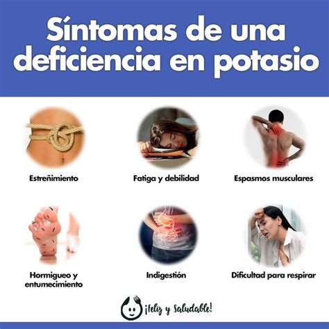 Sìntomas de una deficiencia en potasio Recetas para la salud Vida