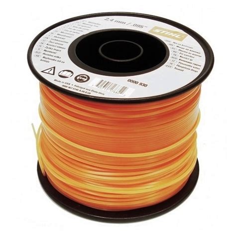 Fir Nylon Rotund Motocoasa Stihl Mm X M Portocaliu Eurotech Iasi