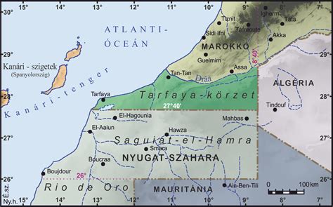 Mapas De S Hara Occidental Atlas Del Mundo