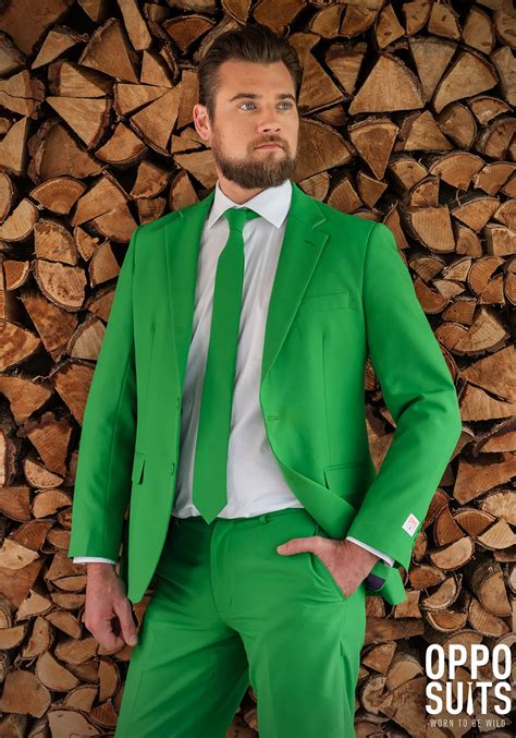 Opposuits Mens Green Suit