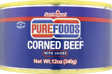 Purefoods Corned Beef With Juices Oz Pack Walmart