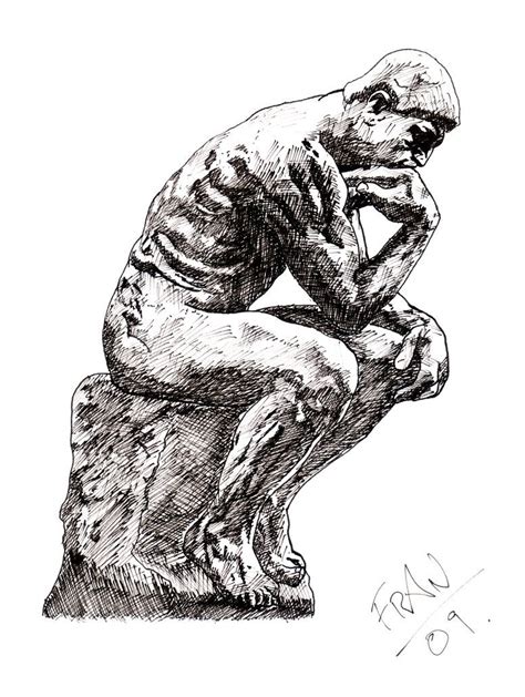 The Thinker 2009 By TheFranology On DeviantArt Rodin The Thinker