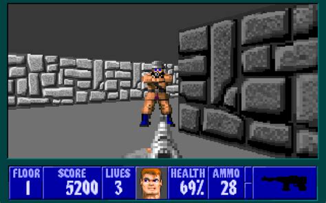 Wolfenstein 3d Pc 019 The King Of Grabs