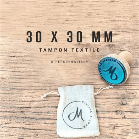 Tampon Textile Personnalis Tamporelle Tampons Cr Atifs