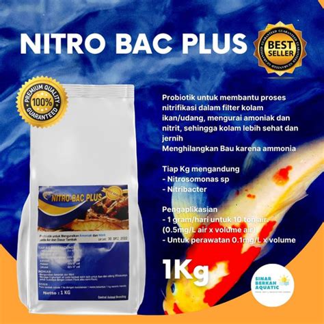 Jual Nitrobacter Bakteri Starter Probiotik Aquascape Nitro Bac Kg