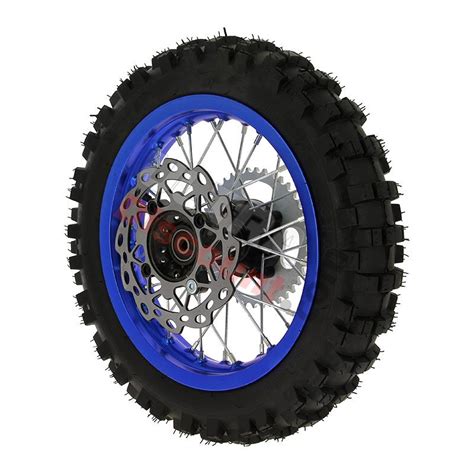 Full Rear Wheel For Dirt Bike Agb Blue Wheels Complete Dirt