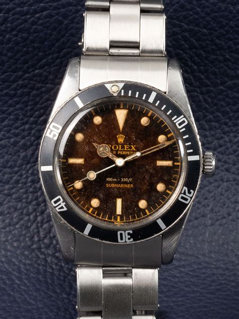 Rolex Submariner Reference 6536 1 From 1957 With A Gilt Dial Thin Case Wrist Icons