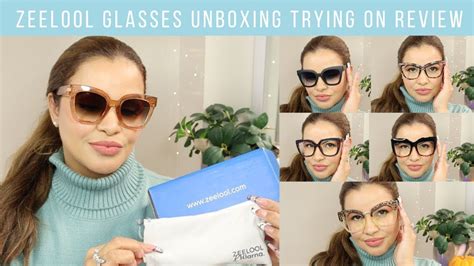 Zeelool Glasses Unboxing Trying On Review Youtube