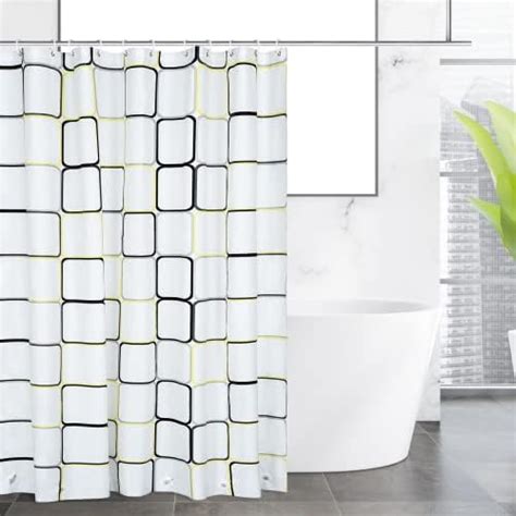 Otraki Shower Curtain X Inch Weighted Hem Peva Plastic Bathroom