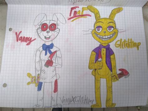 Dibujo Vanny Y Glichtrap Comenten Fnaf Amino Espa Ol Amino