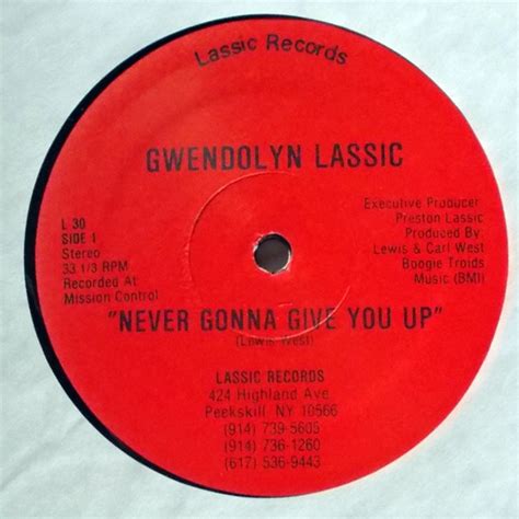 Yahoo オークション Gwendolyn Lassic Never Gonna Give You Up 19