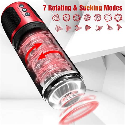 Automatic Sucking Rotating Male Masturbator Flicos Sex Toys