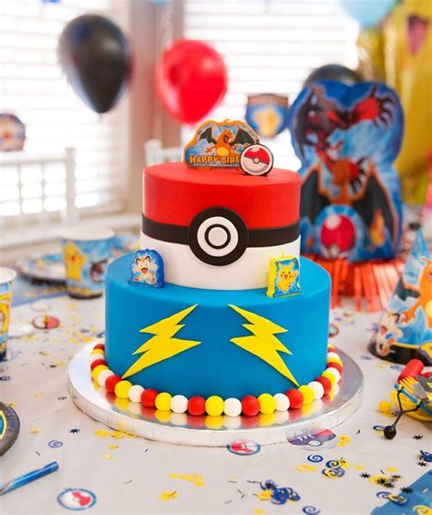 Blog Party Delights Pokemon Birthday Cake Pokemon Birthday