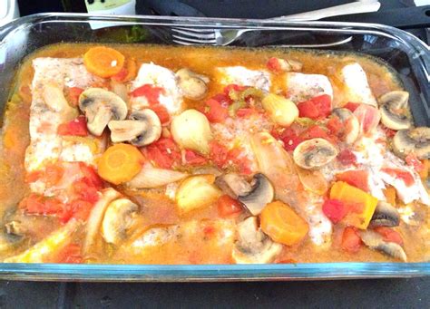 Pescado Al Horno Con Verduras Recetas Mexicanas Comida Mexicana