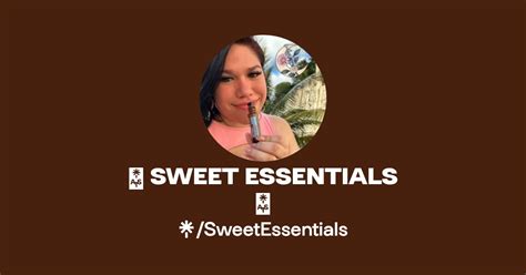 Sweet Essentials Instagram Facebook Tiktok Linktree