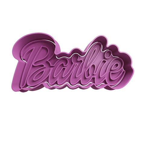 Barbie Logo Cookie Cutter Stl Cookie Cutter Stl Store Design