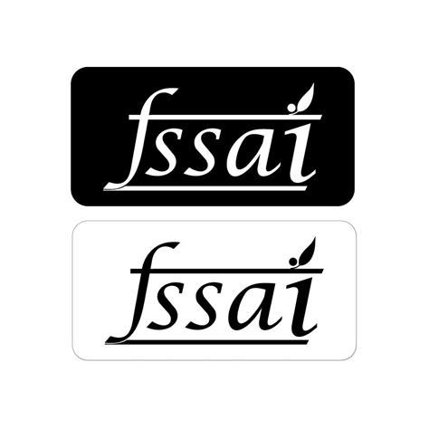 Fssai Black and White Logo Vector | Black and white logos, Vector logo, ? logo