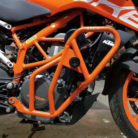 Buy Best Orange Crash Guard for KTM Duke 250/390 Online | ZANA