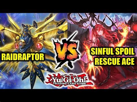 Raidraptor Vs Sinful Spoil Rescue Ace Match Yu Gi Oh Youtube