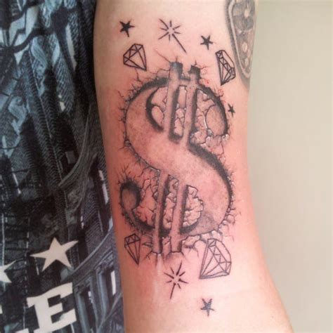 Amazing Dollar Sign Tattoo Designs Body Art Guru