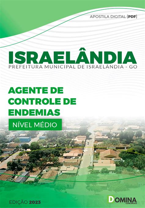 Apostila Pref Israelândia GO 2024 Agente Controle Endemias