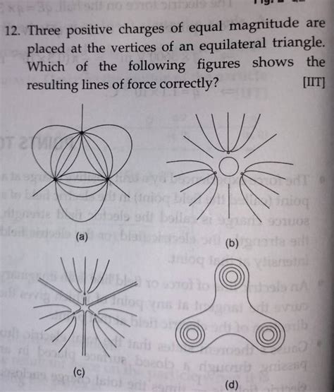 Three Positive Charges Of Equal Magnitude Are Placed At The Vertices Of A